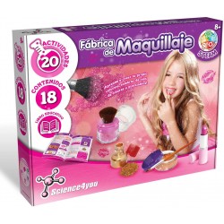 Fábrica de Maquillaje-Juguete Científico y Educativo, Multicolor, 8 Años