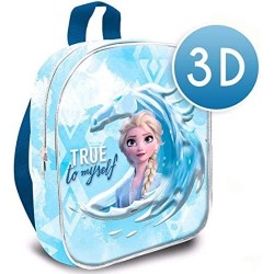 Mochila 3D Frozen Disney ll 30cm.
