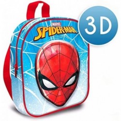 Mochila 3D Spiderman Marvel 30cm.