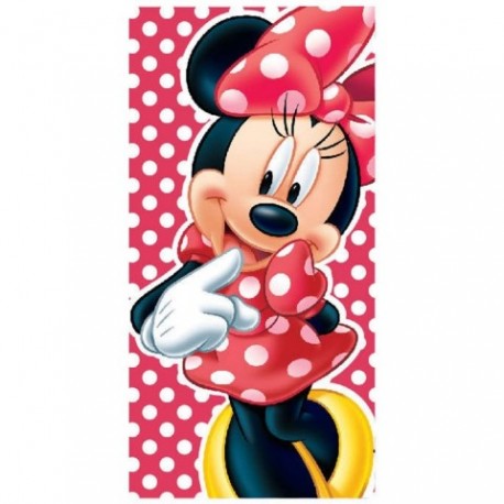 Toalla Minnie Disney Microfibra 70x140cm.