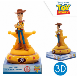 Lampara De Noche Figura 3D Toy Story Woody 25cm.