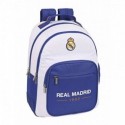 Mochila Doble Real Madrid Adaptable 32x15x42cm.