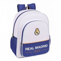 Mochila Junior Real Madrid Adaptable 32x12x38cm.
