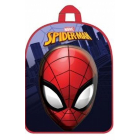 Mochila 3D Spiderman Marvel 30x26x10cm.