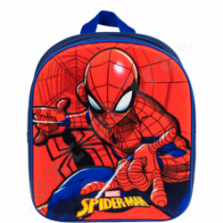Mochila 3D Spiderman Marvel 31x25cm.