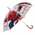 Paraguas Eva Transparente Spiderman Marvel Manual 46cm.