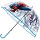 Paraguas Automatico Burbuja Transparente Spiderman Marvel 46cm