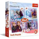 Puzzle Frozen Disney 4 en 1