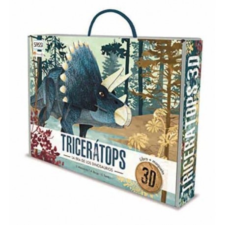 Triceratops 3D. La era de los dinosaurios. Con puzzle 3D. Edic. ilustrado Dinosaurios 3D