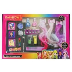 Rainbow High Mega Set Cabello y Uñas