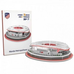 Estadio Atletico De Madrid Mini 3D Puzzle 21,5x15x1,5cm.