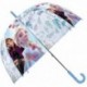 Paraguas Burbuja Transparente Frozen ll Disney Automatico 45cm.