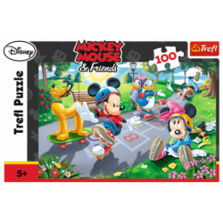 Puzzle 100 piezas Mickey y Minnie