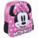 Mochila 3D Infantil Minnie Disney 25x31x10cm.