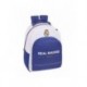 Mochila Con Base Protection Real Madrid Adaptable 32x15x42cm.
