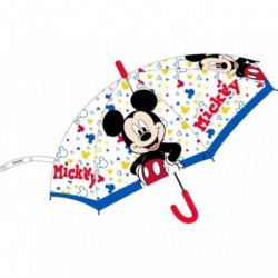 Paraguas Transparente Automatico Mickey Disney 43,5cm.