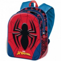 Mochila 3D Spiderman Marvel 31x27x11cm.