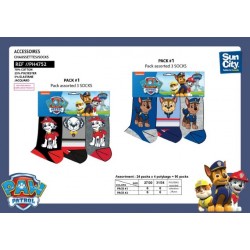 Pack 3 Calcetines Patrulla Canina 4Pack T.27/30-31/34
