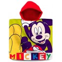 Poncho Toalla Mickey Disney Algodon 120x60cm.