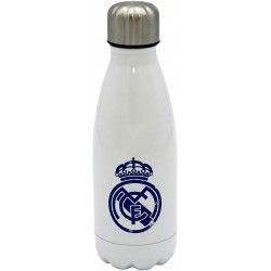 Botella Cantimplora BlanAcero Inoxidable Real Madrid 550ml