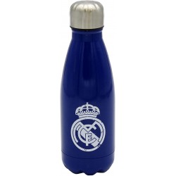 Botella Cantimplora Azul Acero Inoxidable Real Madrid 550ml