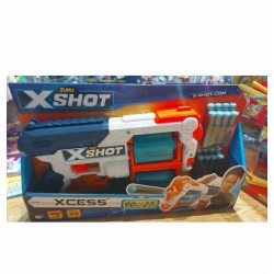 Pistola X-Shot xcess, incluye 2 cargadores y 16 dardos