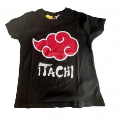 Camiseta Naruto Itachi Infantil 5Und T. 6-8-10-12-14