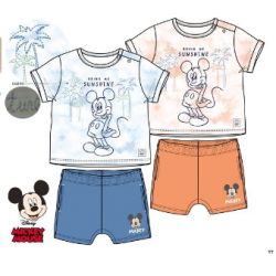 Conjunto Baby Mickey Disney 4Und. T. 6-12-18-24 Meses