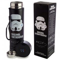 Botella de Acero Inoxidable con Termometro - Soldado Imperial / The Original Stormtrooper
